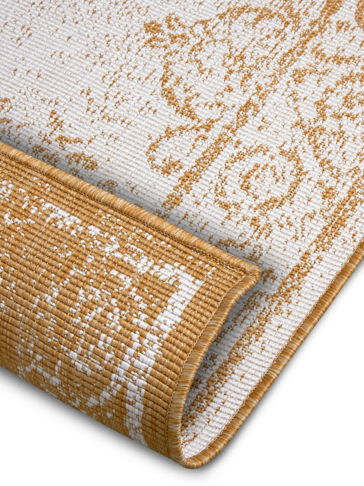 OUTDOORTEPPICH 80/150 cm Twin Supreme Creme, Honig  - Creme/Honig, Design, Kunststoff (80/150cm)