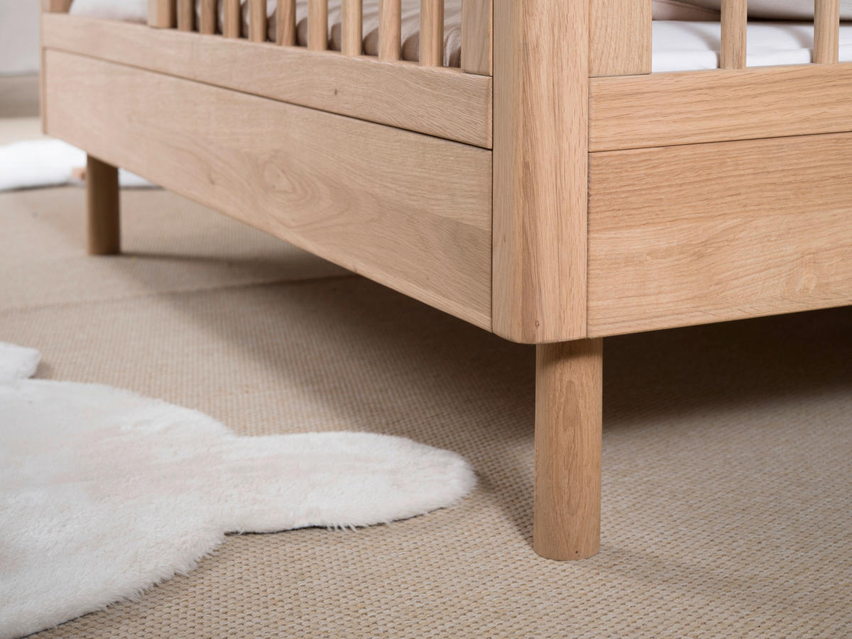 KINDER-/JUNIORBETT 70/140 cm  in  - Eichefarben/Naturfarben, MODERN, Holz (70/140cm) - MID.YOU