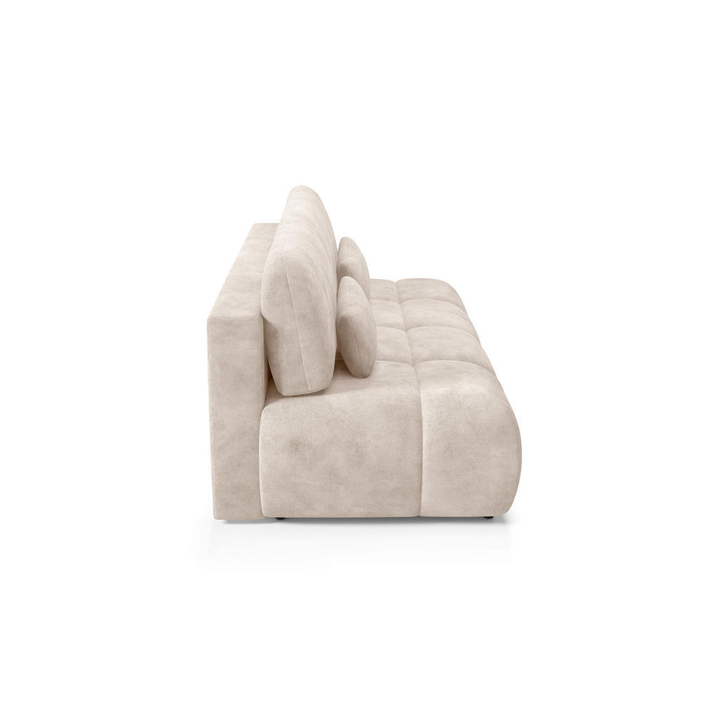 Thumbnail - Livetastic Schlafsofa Maron, Beige, Textil, 3-Sitzer, Füllung: Polyurethan (Pur), Silikon,Polyurethan (Pur), Silikon, 21...