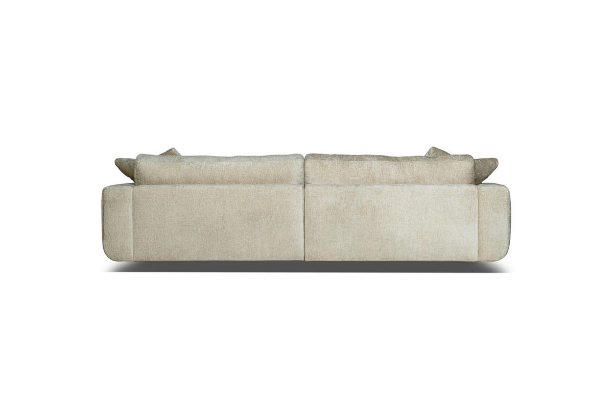 SOFFA i manchester grå  - grå, Klassisk, metall/trä (284/85/110cm) - Novel
