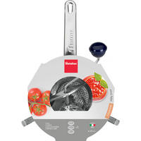 PASSZÍROZÓ KÉSZÜLÉK - nemesacélszínű, Basics, fém (20cm) - Metaltex