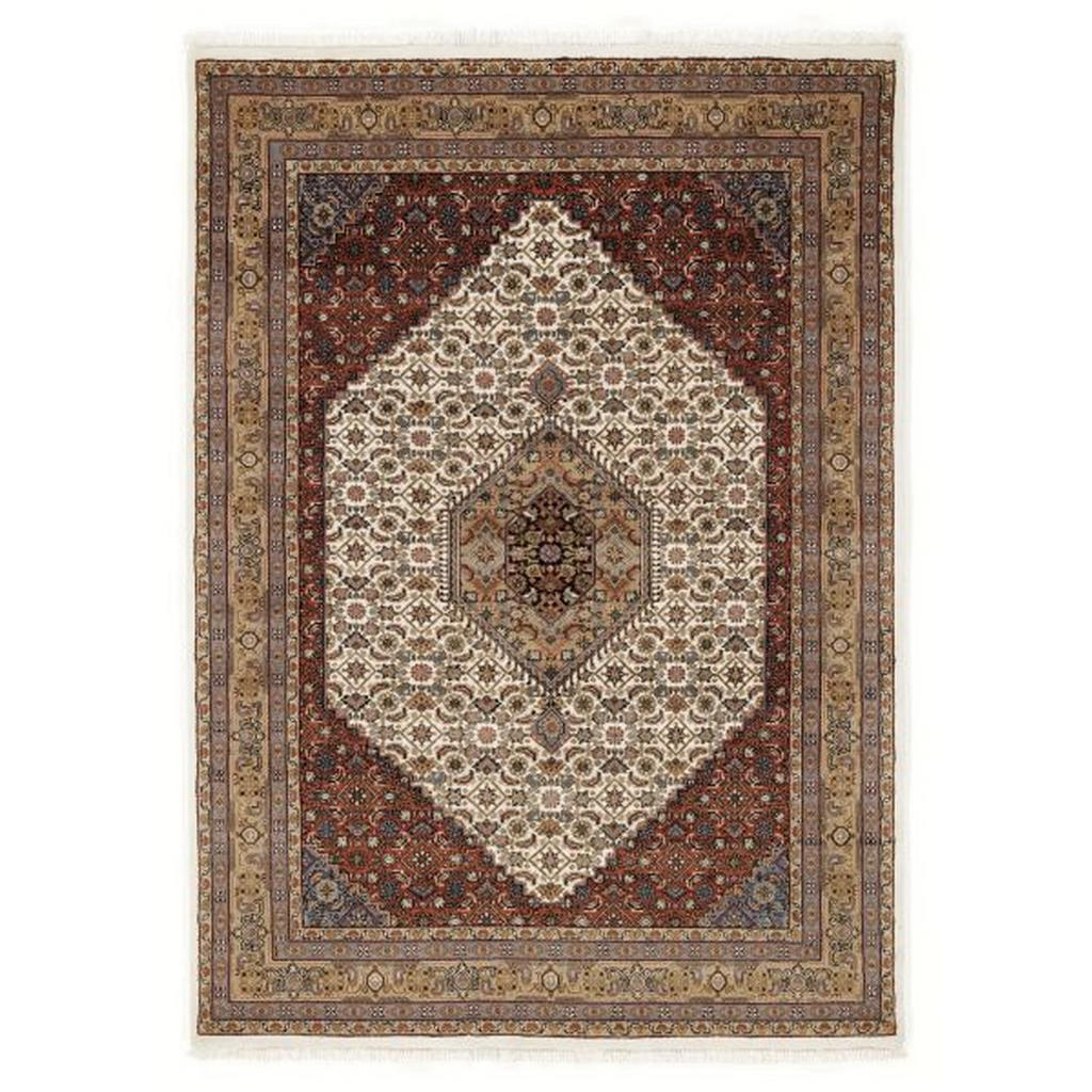 Orientalischer Webteppich Creme/Beige 350x250 cm