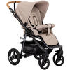KINDERWAGEN Lux Evo  - Sandfarben/Anthrazit, Basics, Textil/Metall (64/110/100cm) - Naturkind