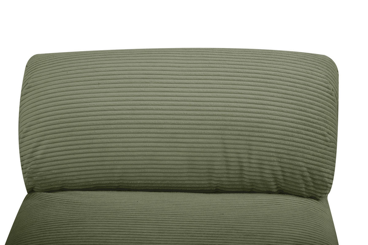 SCHLAFSESSEL Cord Olivgrün    - Olivgrün, Design, Textil/Metall (82/58/78cm) - Livetastic