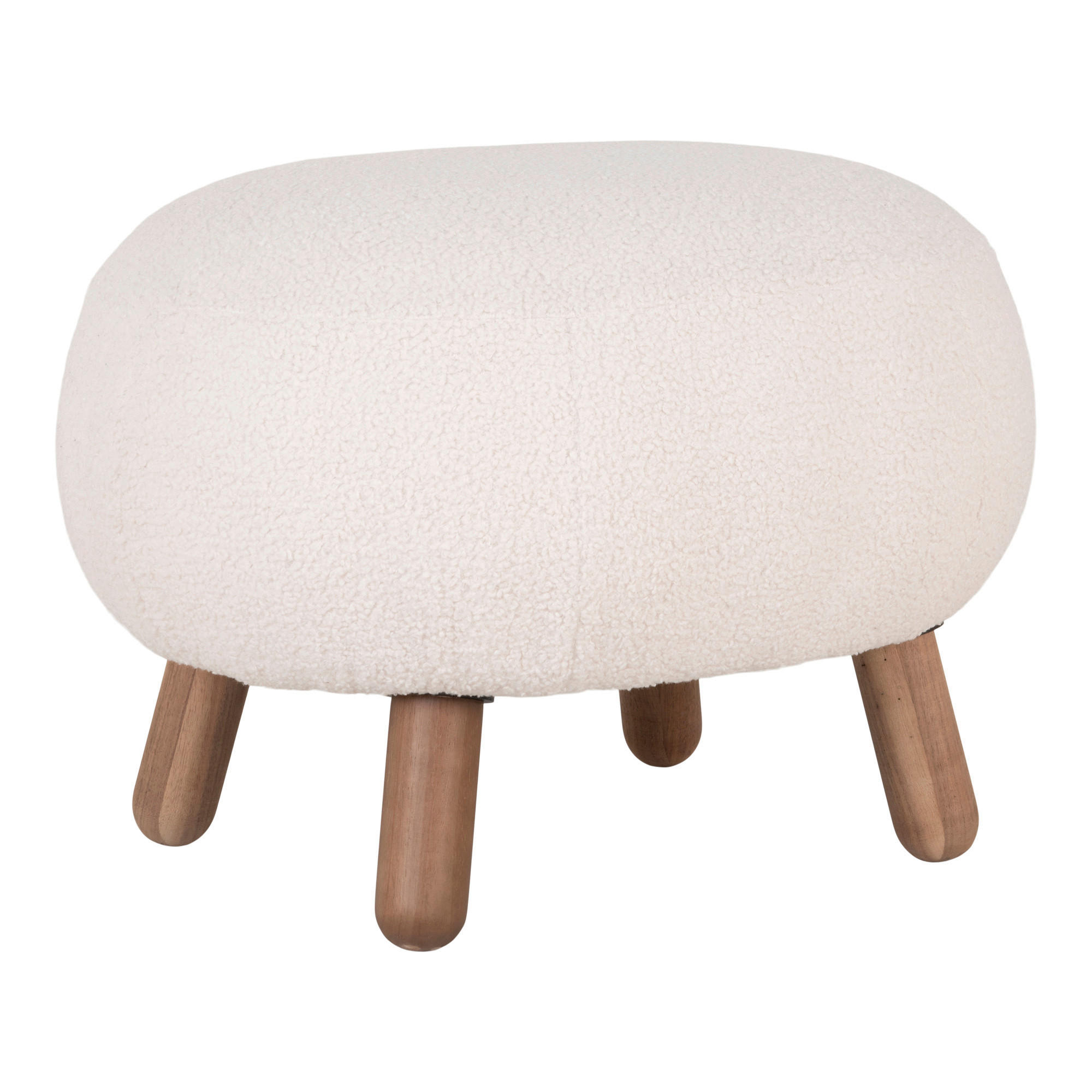 XXXLutz Hocker Savona Weiß 60x37x50 cm