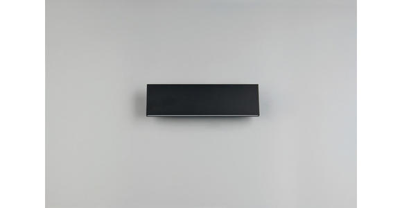 LED-WANDLEUCHTE 28/4,5/8 cm  - Schwarz, Design, Kunststoff/Metall (28/4,5/8cm) - Novel