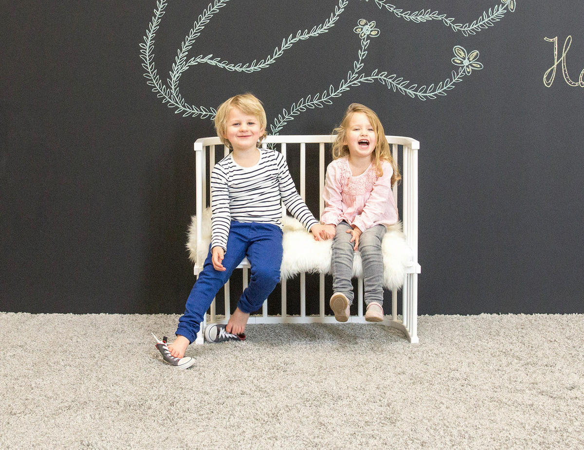 BEISTELLBETT Babybay Maxi  - Naturfarben, Basics, Holz (94/54/79cm) - Babybay