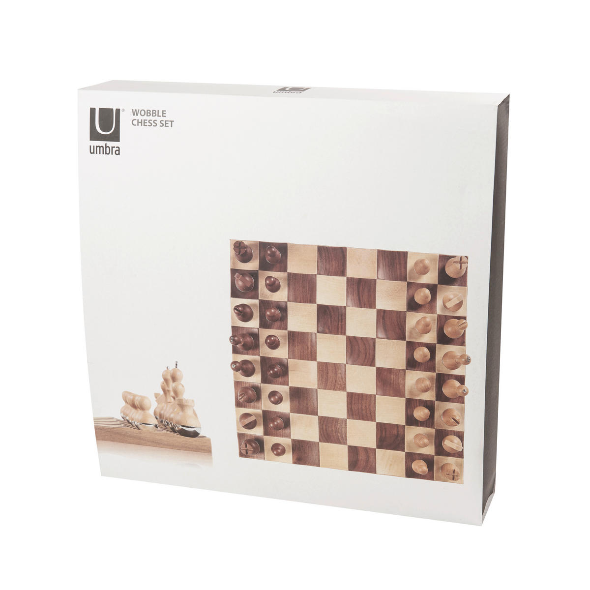 BRETTSPIEL  - Walnussfarben, Basics, Holz/Metall (38/11/38cm) - Umbra