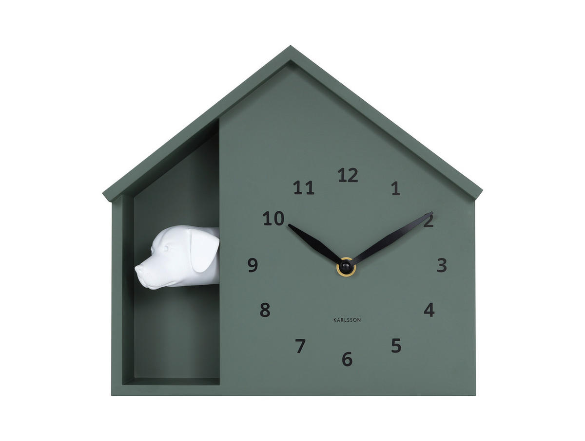 WANDUHR  Waldgrün  - Waldgrün, Basics, Kunststoff (24.9/27cm) - Karlsson