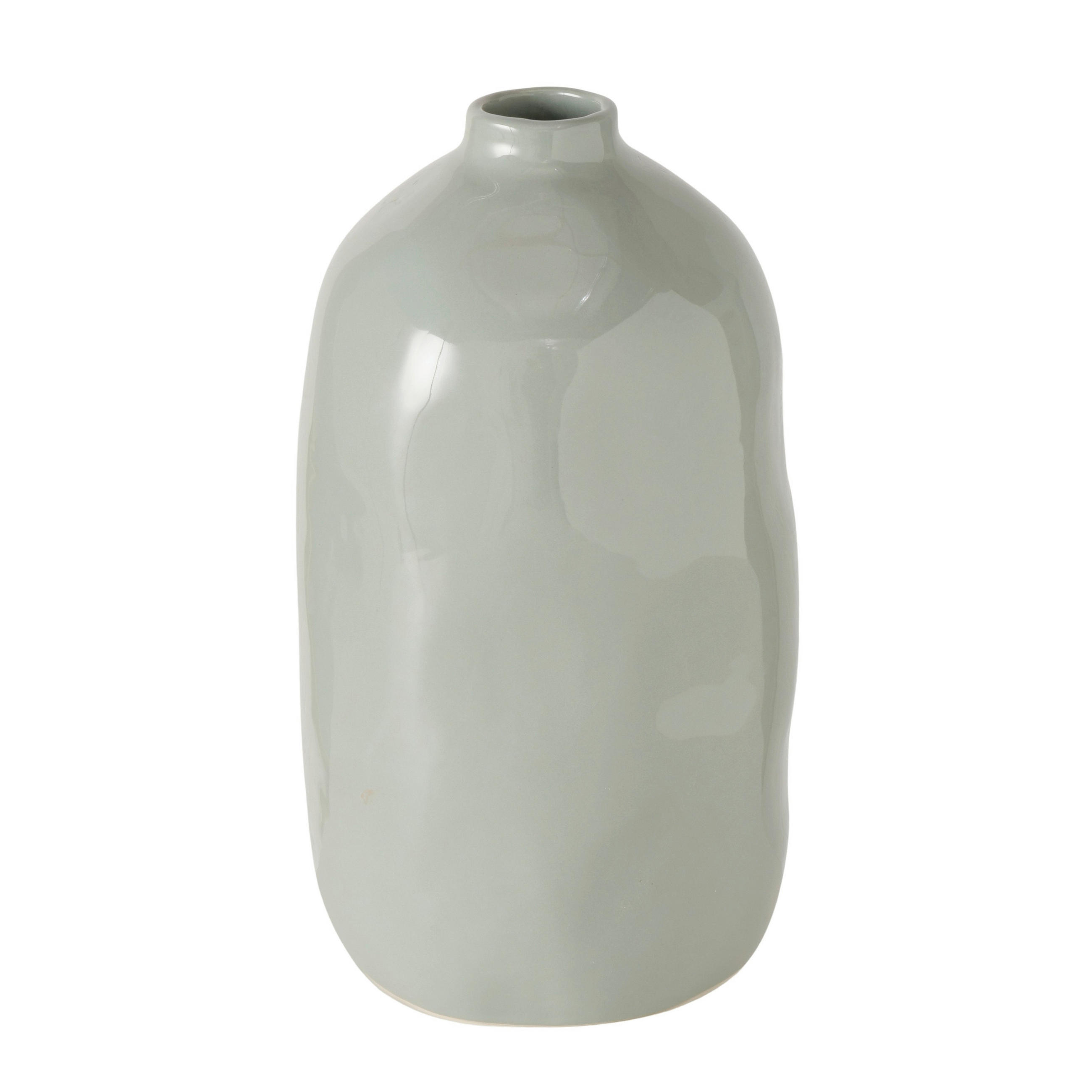VASE  - Salbeigrün, Basics, Keramik (25cm) - Ambia Home