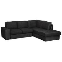 ECKSOFA Anthrazit Mikrofaser  - Chromfarben/Anthrazit, KONVENTIONELL, Textil/Metall (248/213cm) - MID.YOU