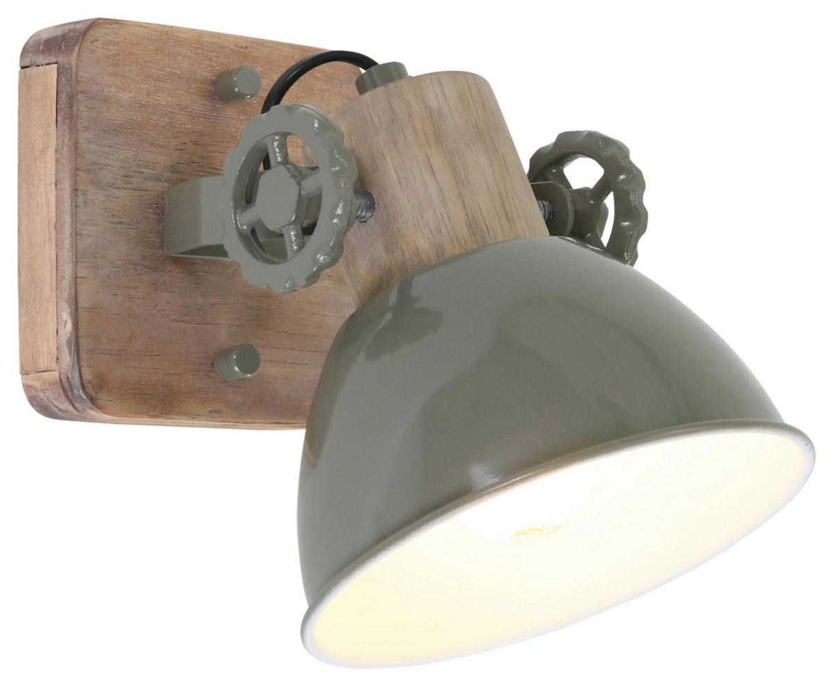 DECKENSPOTS - Anthrazit/Kupferfarben, Trend, Holz/Metall (59/19/23cm)