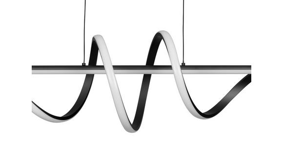 LED-HÄNGELEUCHTE 101/25/150 cm  - Schwarz, Design, Kunststoff/Metall (101/25/150cm) - Novel