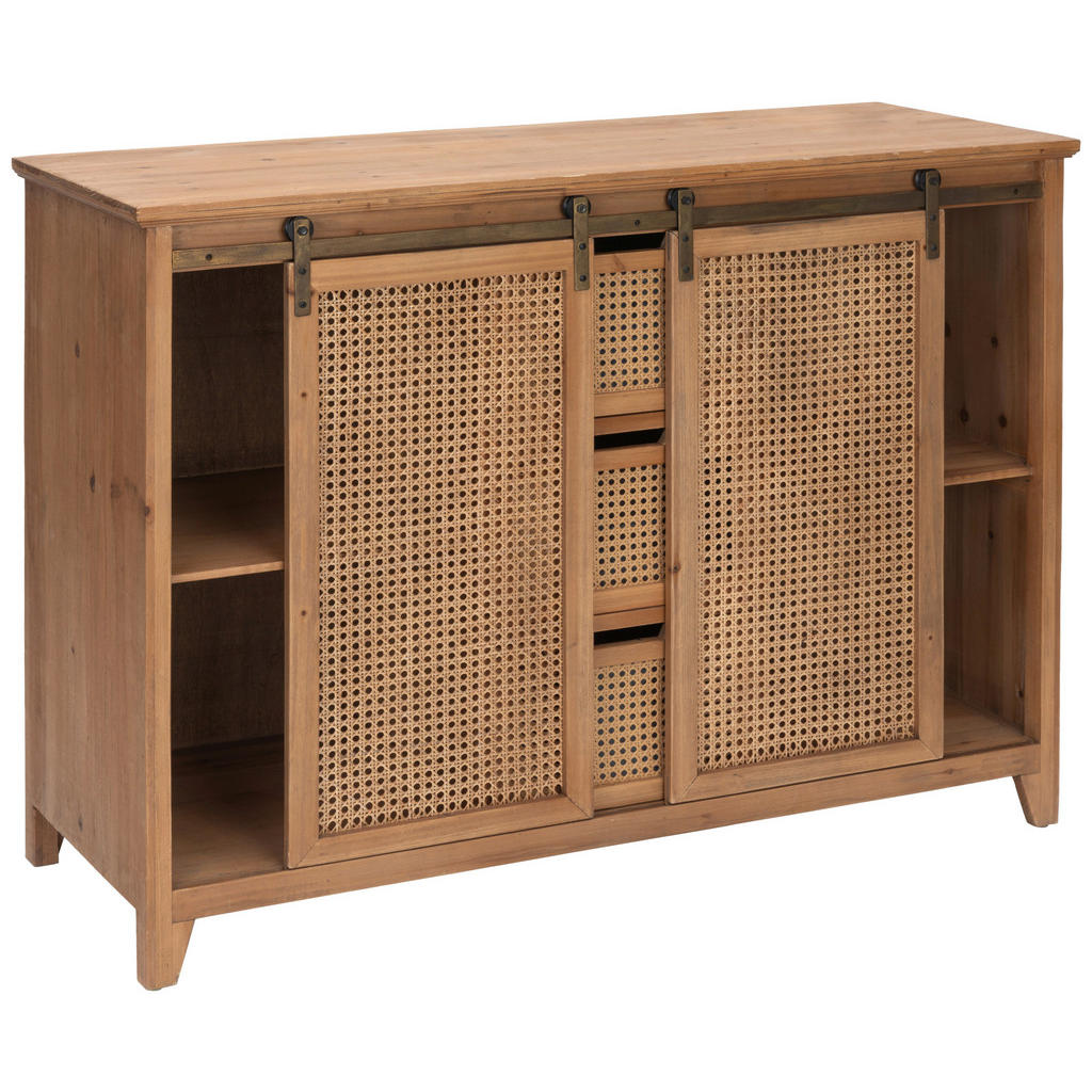 Livetastic KOMODA, ratan, jedľa, prírodná farba, 120/86/40 cm Livetastic KOMODA, ratan, jedľa, prírodná farba, 120/86/40 cm
