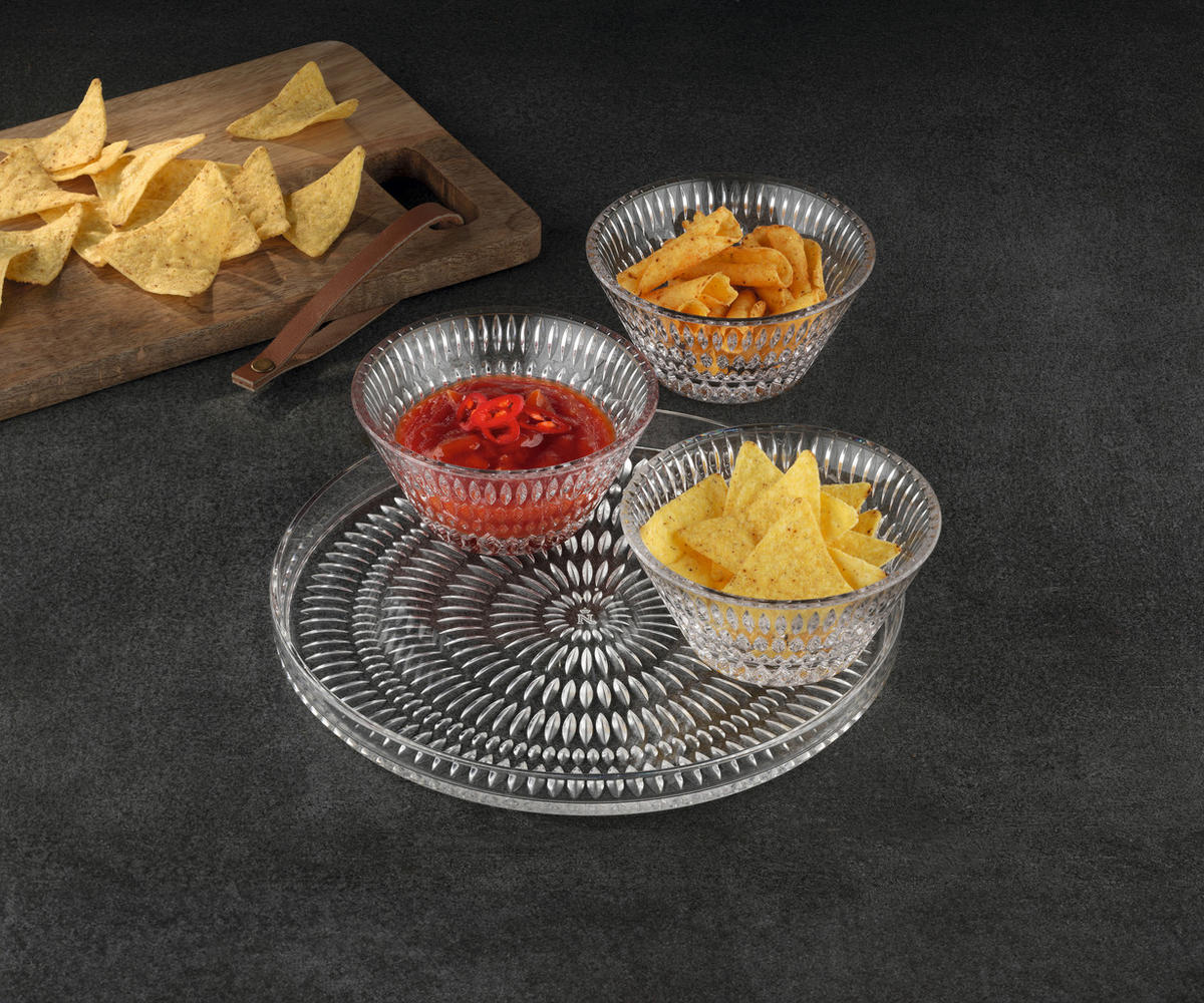 SERVIERPLATTE - Klar, Basics, Glas (1,2kg) - Nachtmann