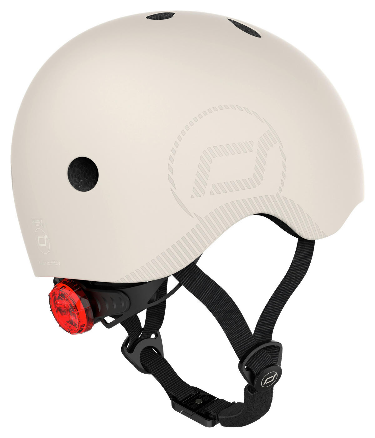 KINDERHELM S-M  - Hellgrau, Trend, Kunststoff/Textil (S-Mnull) - Scoot and Ride