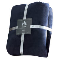 KUSCHELDECKE 150/200 cm  - Dunkelblau, KONVENTIONELL, Textil (150/200cm) - Irisette