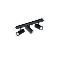 DECKENLEUCHTE 50/20 cm   - Schwarz, KONVENTIONELL, Metall (50/20cm) - Hell