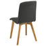 STUHL in Textil Anthrazit, Eichefarben - Eichefarben/Anthrazit, Design, Holz/Textil (42/90/43cm) - Carryhome STUHL in Textil Anthrazit, Eichefarben - Eichefarben/Anthrazit, Design, Holz/Textil (42/90/43cm) - Carryhome