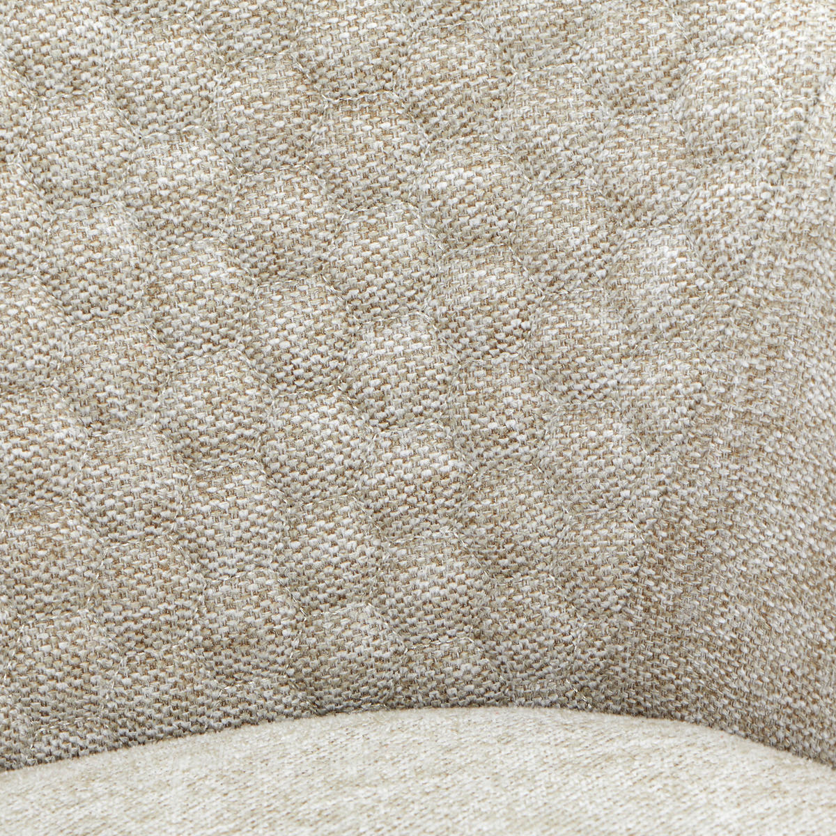 ARMLEHNSTUHL  in Eisen Webstoff  - Eichefarben/Beige, Konventionell, Holz/Textil (56,5/80/58cm) - Livetastic