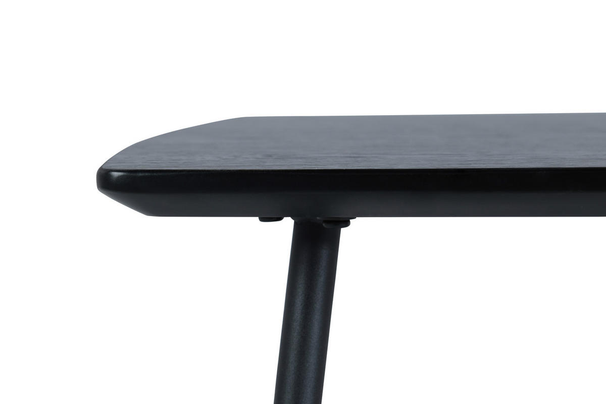 KONFERENČNÍ STOLEK, černá, kov, kompozitní dřevo, 80/80/42 cm - černá, Design, kov/kompozitní dřevo (80/80/42cm) - MID.YOU