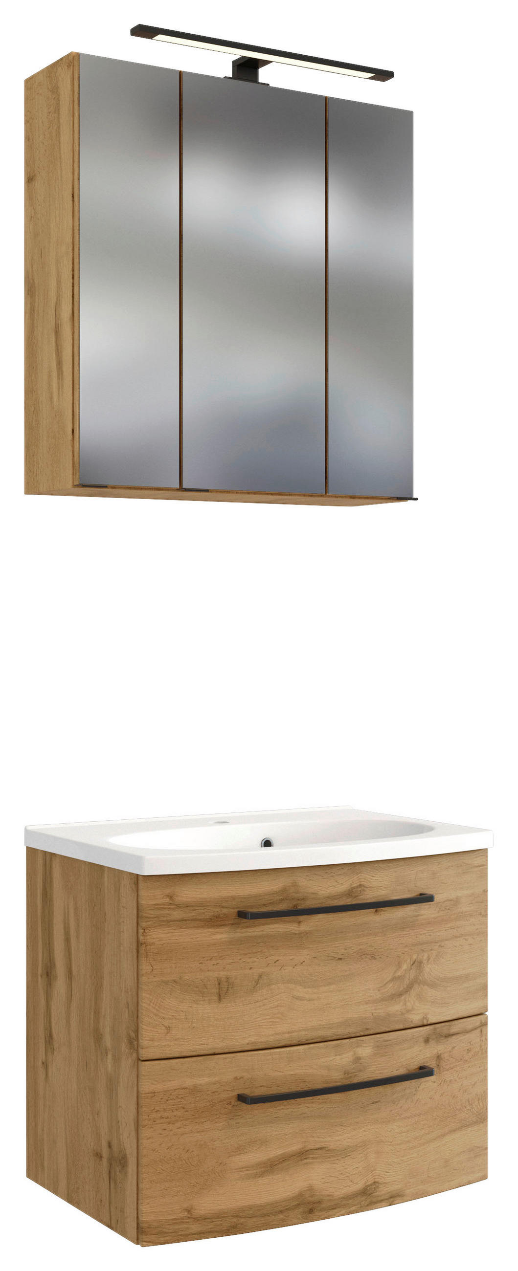 KÚPEĽŇA farba duba  - biela/farba duba, Modern, kompozitné drevo/keramika (60cm) - Held
