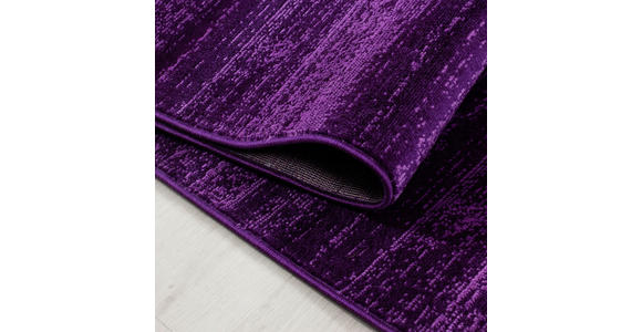 WEBTEPPICH 80/300 cm Plus 8000  - Lila/Schwarz, Design, Textil (80/300cm) - Novel