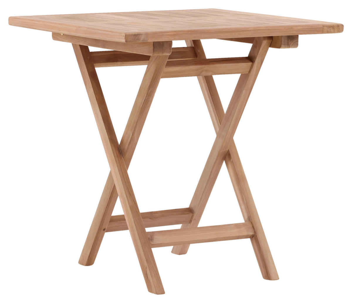 GARTENTISCH 70/70/75 cm  - Teakfarben, KONVENTIONELL, Holz (70/70/75cm) - Gardenson