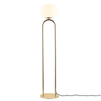 STEHLEUCHTE Shapes Stehla 28/135 cm   - Messingfarben/Weiß, KONVENTIONELL, Glas/Metall (28/135cm) - Nordlux