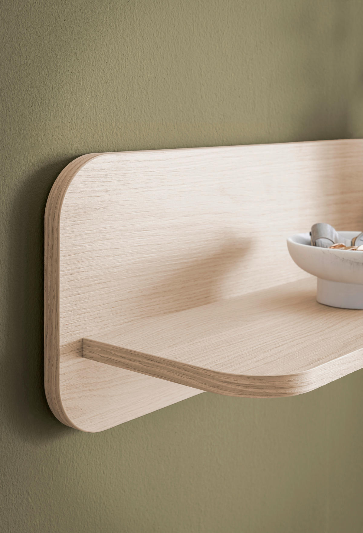 WOHNWAND 4-teilig  in Eichefarben  308/170/39 cm  - Eichefarben, Design, Holz/Holzwerkstoff (308/170/39cm) - Livetastic