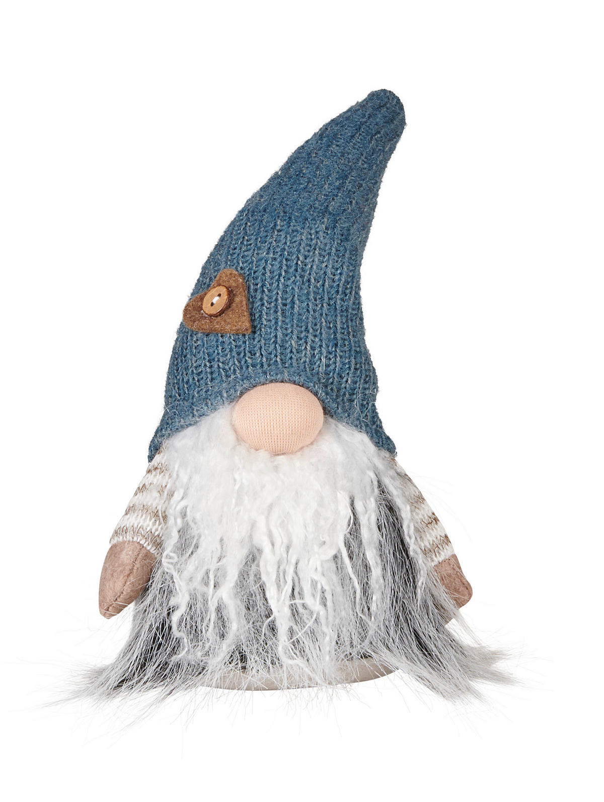 PATULJAK - bijela/tamno plava, Lifestyle, kamen/tekstil (13/25cm) - X-Mas