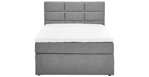 BOXSPRINGBETT 100/200 cm  in Grau  - Schwarz/Grau, KONVENTIONELL, Textil (100/200cm) - Carryhome