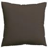 KOPFKISSENBEZUG WOVEN SATIN 80/80 cm  - Dunkelbraun, Basics, Textil (80/80cm) - Schlafgut