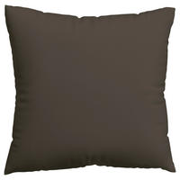 KOPFKISSENBEZUG WOVEN SATIN 80/80 cm  - Dunkelbraun, Basics, Textil (80/80cm) - Schlafgut