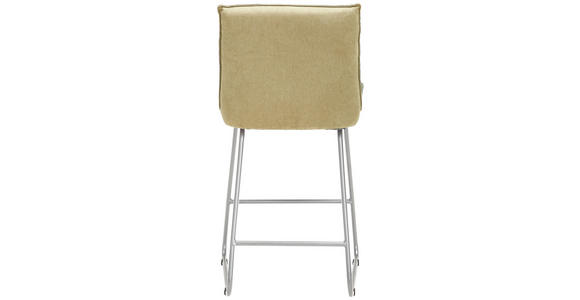 TRESENSTUHL in Grün, Edelstahlfarben, Hellgrün - Edelstahlfarben/Hellgrün, Design, Textil/Metall (48/92/54cm) - Dieter Knoll