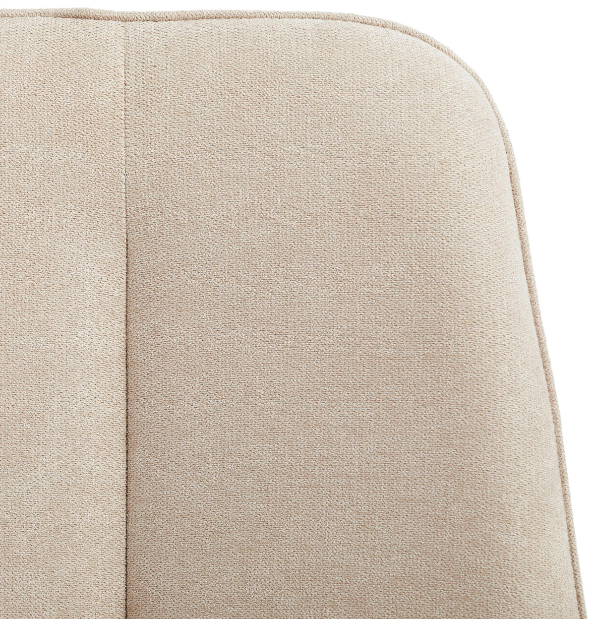 SZÉK fa, fém, textil bézs  - bézs/fekete, Modern, textil/fa (47/87/58cm) - P & B