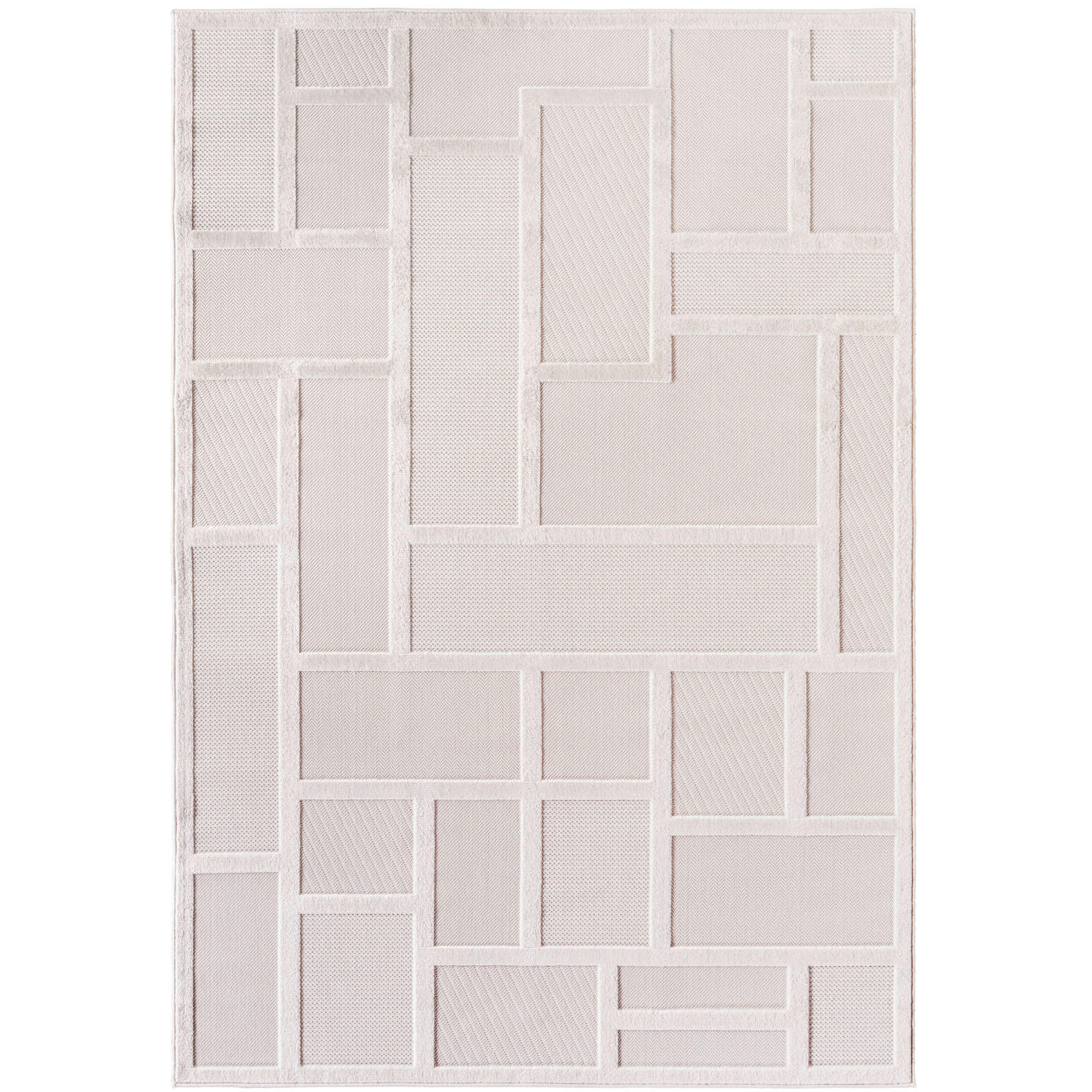 FLACHWEBETEPPICH 200/290 cm Doha Creme  - Creme, Design, Textil (200/290cm)
