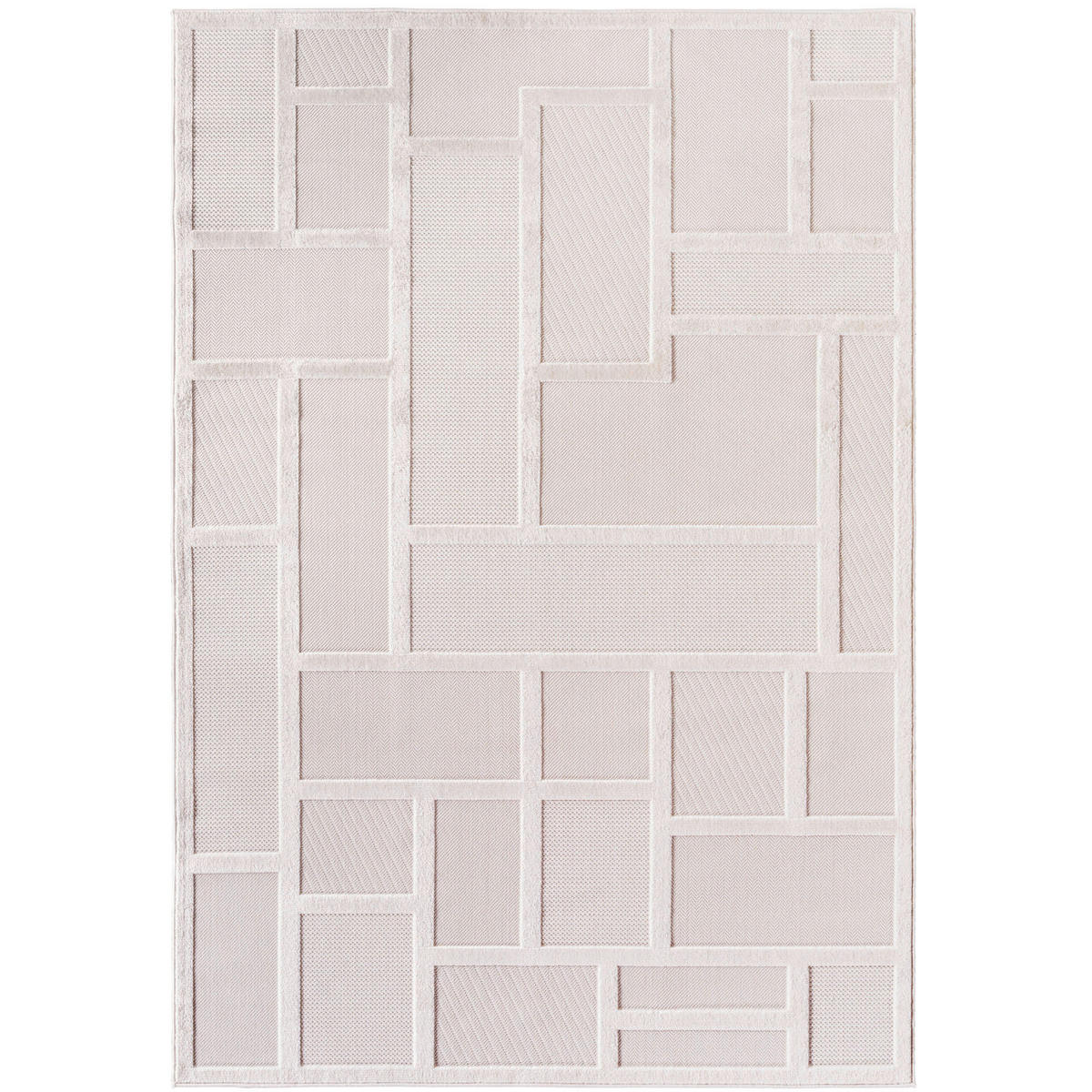 FLACHWEBETEPPICH 280/370 cm Doha Creme  - Creme, Design, Textil (280/370cm)