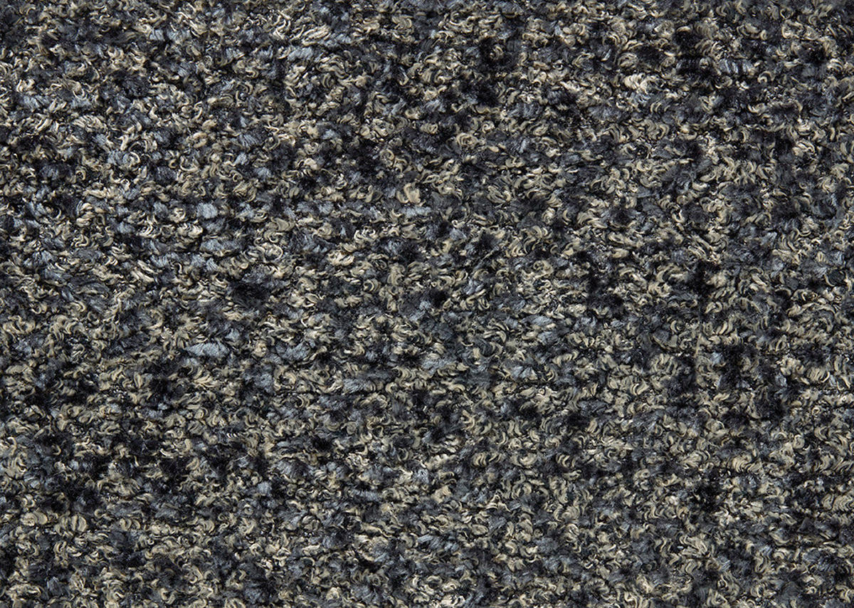 ARMLEHNSTUHL  Stoffauswahl, Wippfunktion, Sitzfläche 360° drehbar, gepolsterte Armlehnen Flachgewebe  - Blau/Schwarz, Design, Textil/Metall (63/74-90/57-73cm) - Koinor