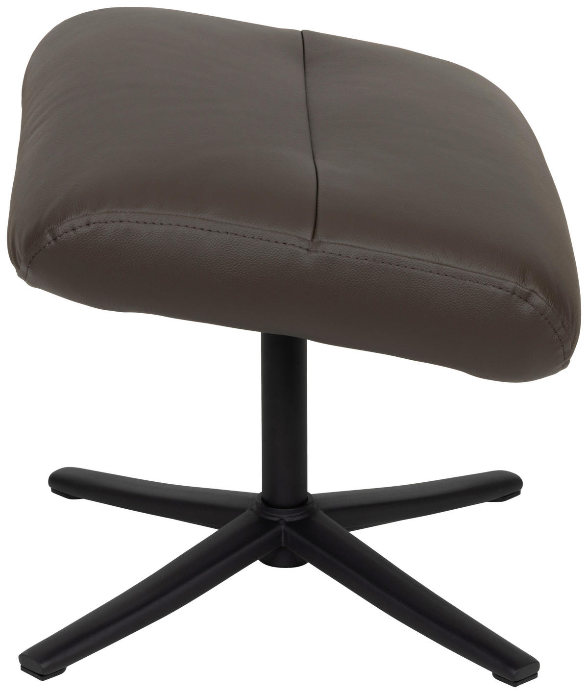 RELAXSESSELSET Lederlook Echtleder    - Schwarz/Braun, Design, Leder/Textil (76/107/79cm) - Livetastic