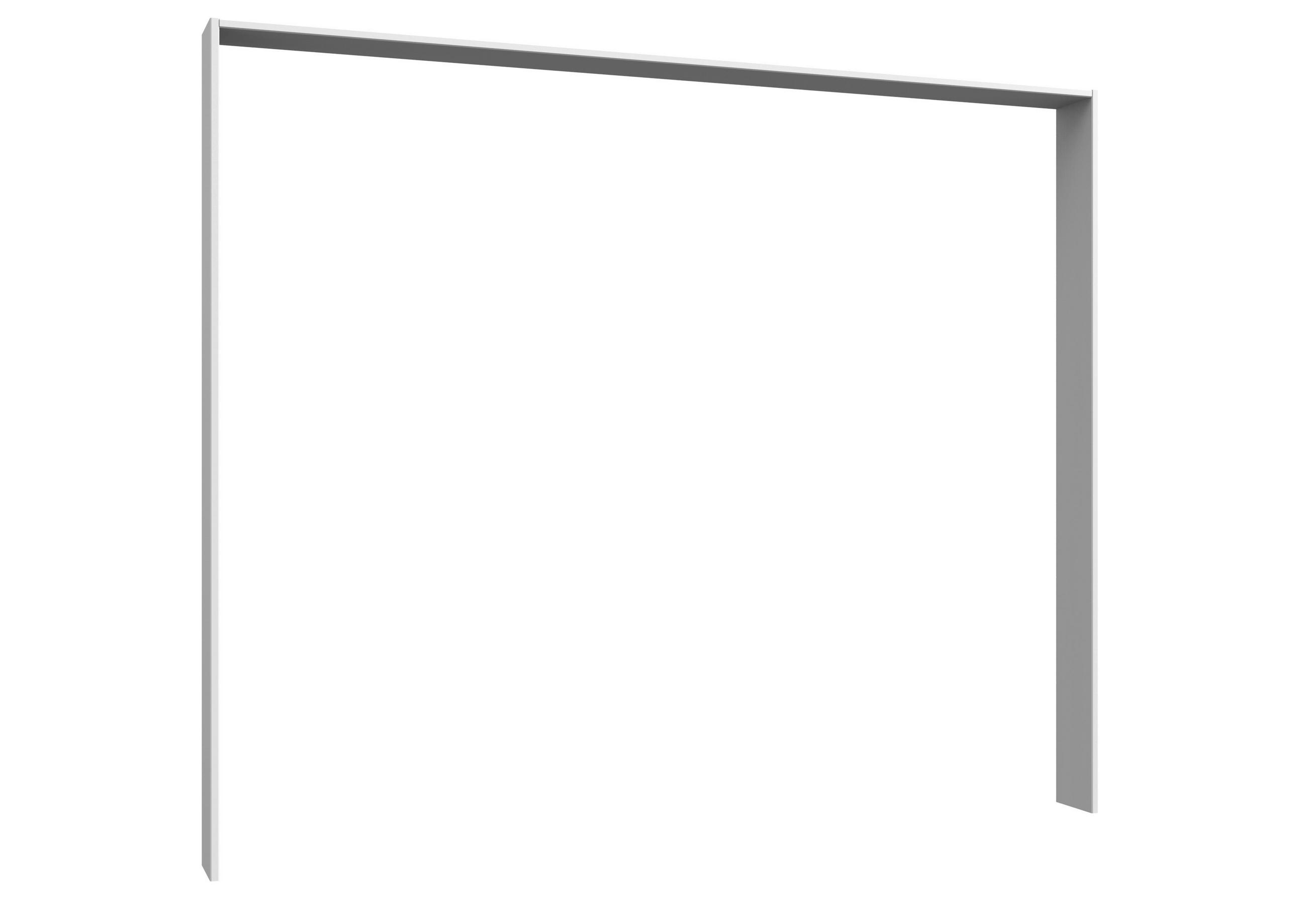 RAMĂ PENTRU DULAP in alb  - alb, Basics, material pe bază de lemn (273/213/12cm) - Carryhome