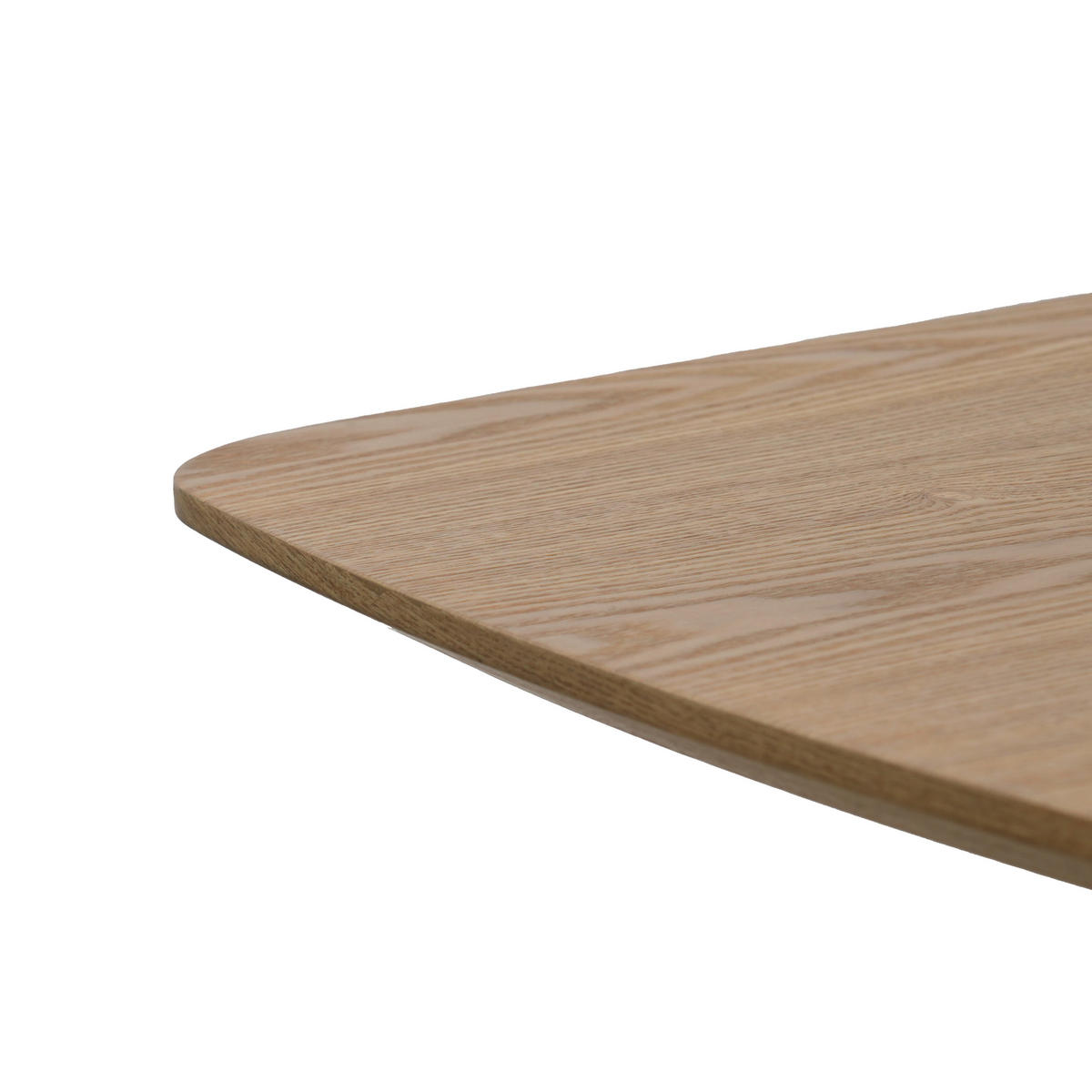 ESSTISCH 160/200/95/76 cm Nachbildung  Metall, Holzwerkstoff ausziehbar rechteckig Naturfarben, Schwarz  - Schwarz/Naturfarben, MODERN, Holzwerkstoff/Metall (160/200/95/76cm) - Livetastic