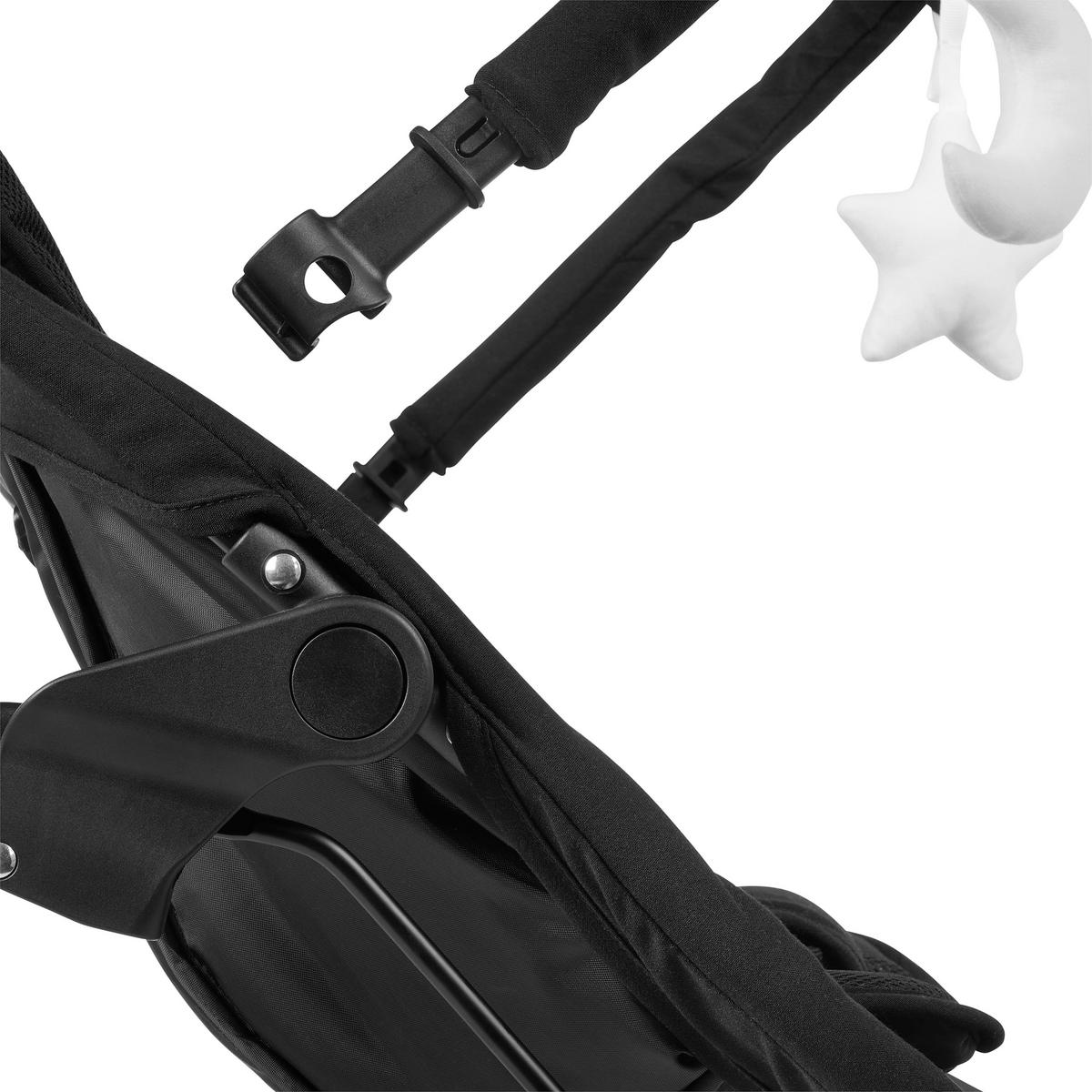 NJIHALICA  LUNCH  - crna, Osnovno, tekstil/metal (66/45/48-58cm) - My Baby Lou