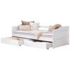 STAURAUMBETT 90/200 cm  in Weiss   - Weiss, Modern, Holz (90/200cm) - MID.YOU