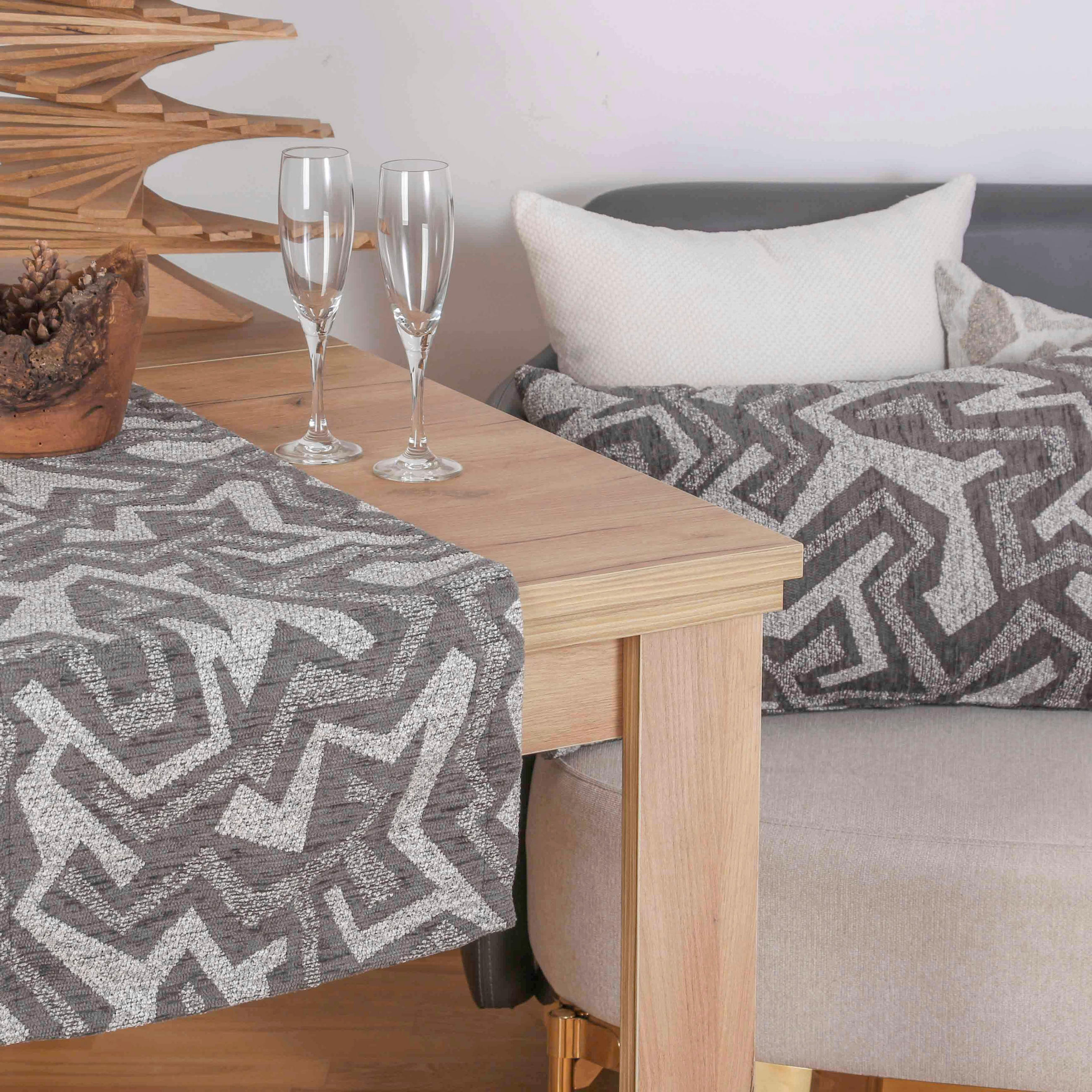 NADSTOLNJAK 40/140 cm   MADRID  - antracit, Basics, tekstil (40/140cm)