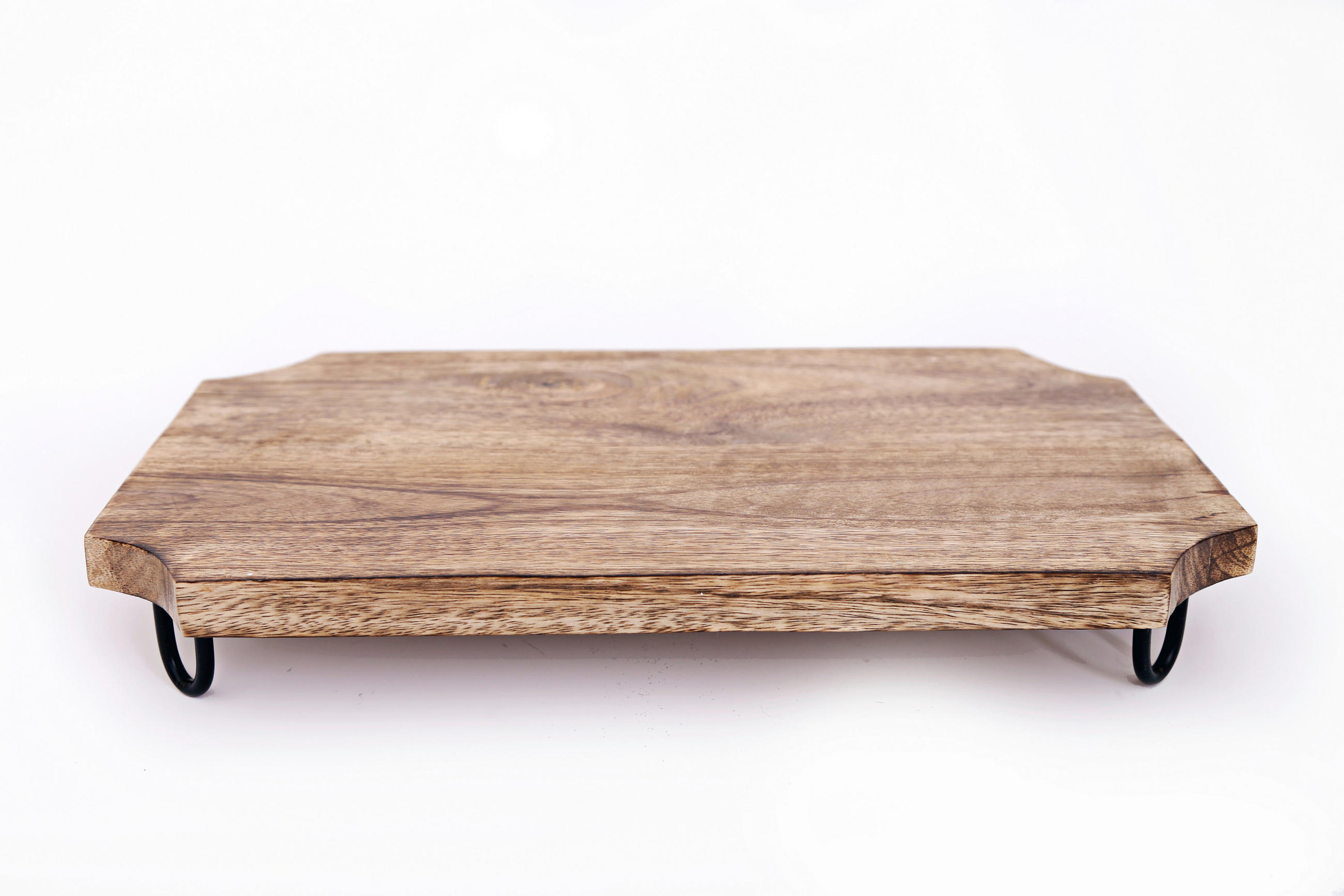 DOSKA NA KRÁJANIE 40/25/6 cm - Basics, kov/drevo (40/25/6cm)