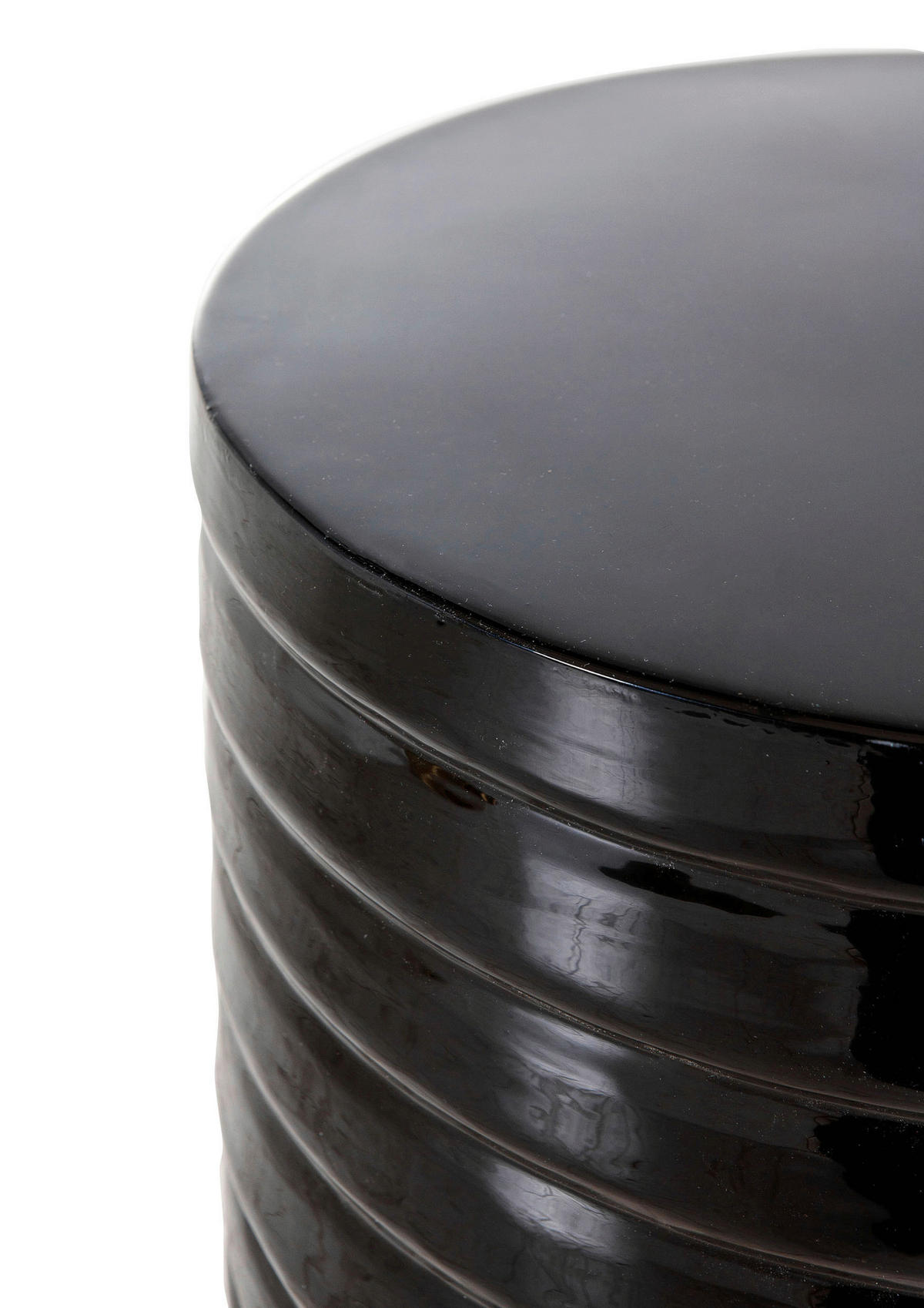 BEISTELLTISCH 40/40/53 cm Couture Schwarz, Goldfarben rund  - Goldfarben/Schwarz, LIFESTYLE, Metall (40/40/53cm) - Landscape