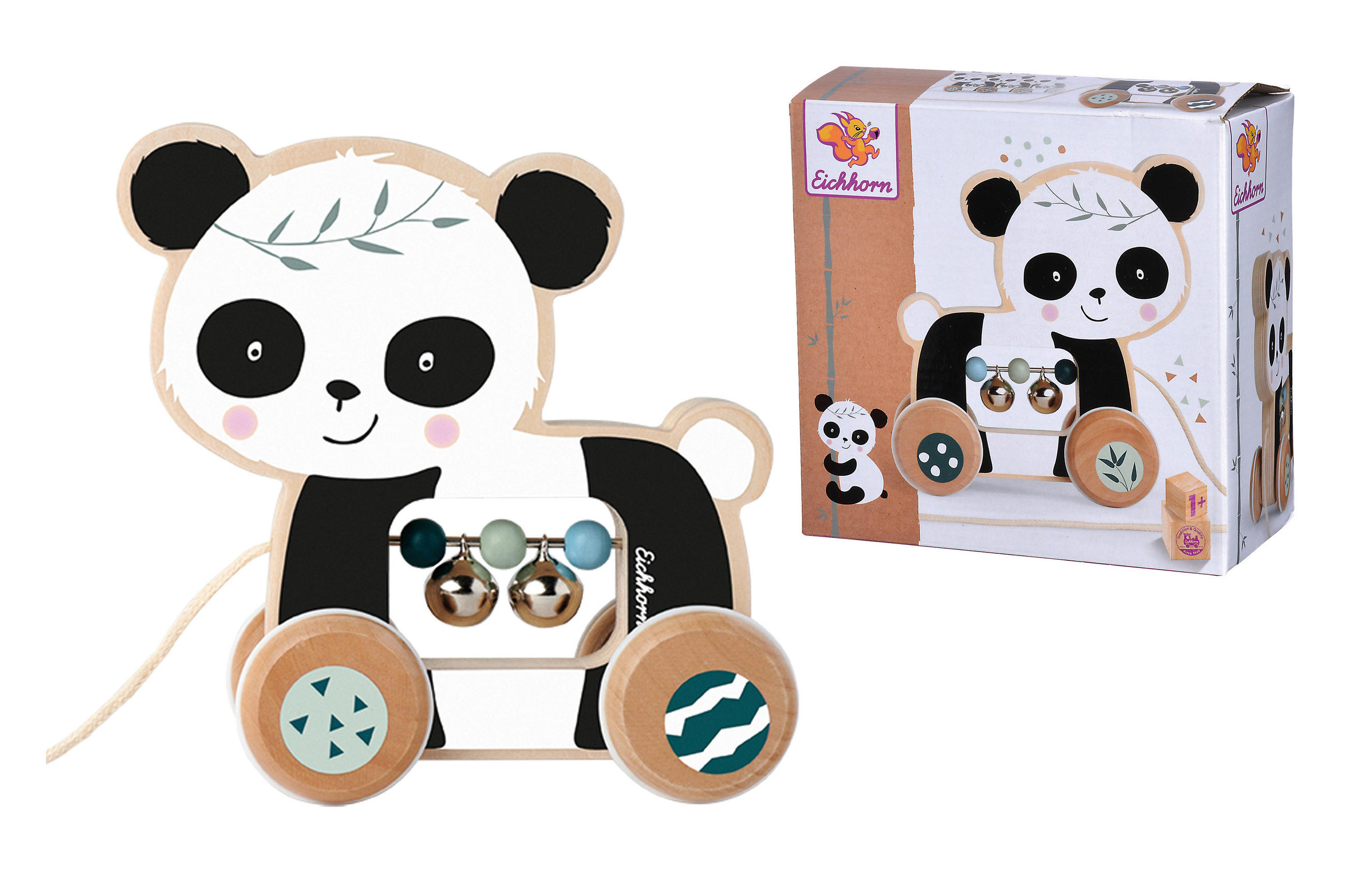 LERNSPIEL Panda  - Multicolor, Basics, Holz/Kunststoff (8/17/16,5cm) - Eichhorn