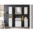 BADEZIMMER  in  - Chromfarben/Schwarz, Basics, Holzwerkstoff/Kunststoff (166/196/33cm) - Xora