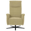 RELAXSESSEL in Textil Gelb, Hellgrün  - Gelb/Schwarz, Design, Textil/Metall (77/115/89cm) - Pure Home Comfort